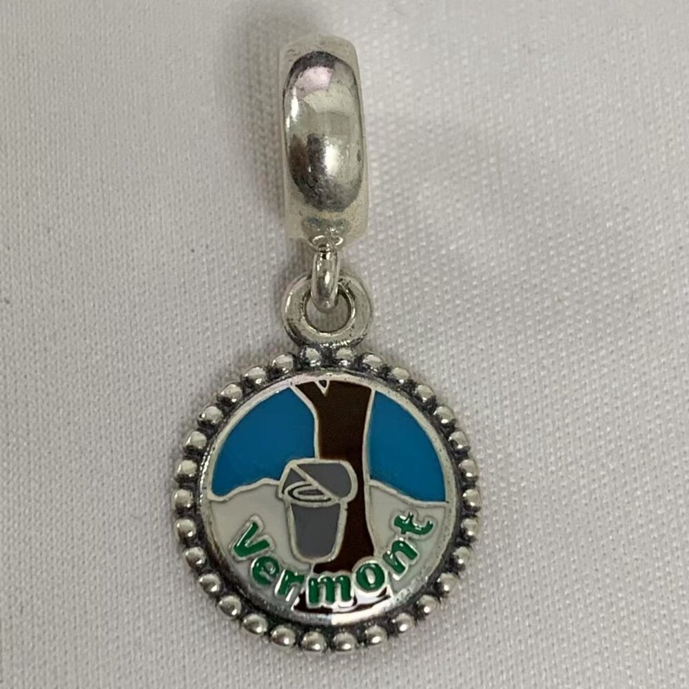 Pandora Vermont Exclusive Charm, S925 Silver Jewelry